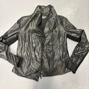 Vince Women's Black and Silver Jacket